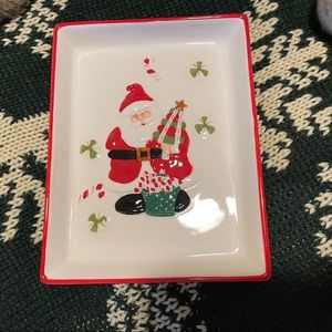 ✨3 for $12!✨ Santa Cookie Plate #2 NWOT